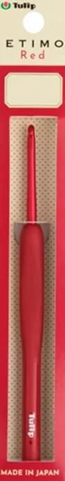 Крючок для вязания с ручкой "ETIMO Red" Tulip /TED-075e/ 4.5 мм