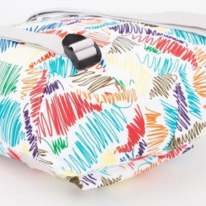 Рюкзак, отдел на молнии, 3 наружных карманов, цвет разноцветный
