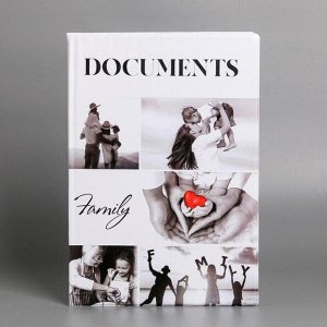 Папка для семейных документов «Family documents», 12 файлов, 4 комплекта, А4