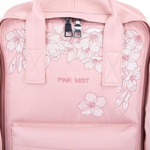 Рюкзак-сумка, отдел на молнии, 3 наружных кармана, цвет розовый