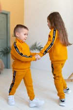 Комплект Лампасы футер Горчица