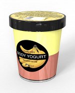Крем-йогурт двухцветный &quot;Банан&quot;. 210 г
