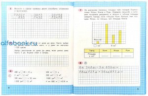 Волкова. Математика 4 класс. Рабочая тетрадь /Моро/ УМК "Школа России" (Комплект 2 части)