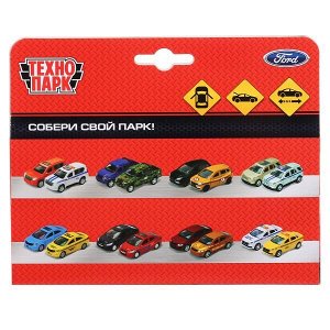 SB-18-09-FR-P+FG-WB Машина металл FORD ranger, 12 см, дв., баг., инер.+фигур. 4,5см, в ассор. Технопарк в кор.2*24шт