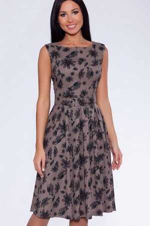Платье (Цвет: Серо-коричневый) 684-0379