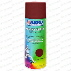 Краска аэрозольная ABRO Masters, для металлических и деревянных поверхностей, коричневый грунт, баллон 272мл, арт. SP-010-AM-REP