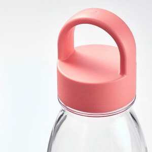 IKEA 365+ ИКЕА/365+ Бутылка для воды, светло-красный0.5 л