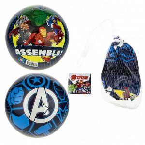 Мяч "Marvel Мстители"  ПВХ, полноцветн, 23 см, в сетке арт.Т17396