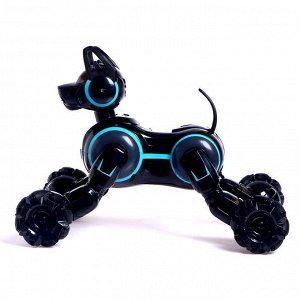 Робот - собака «Кибер пёс», управление жестами, световые и звуковые эффекты, цвет чёрный
