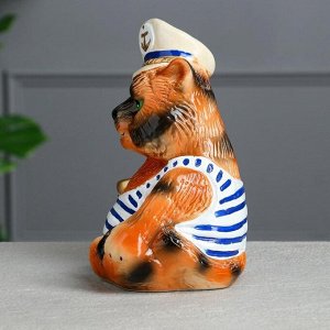 Копилка "Тигр моряк", 22 см