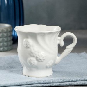 Чашка чайная "Белый лебедь", белая, 250 мл