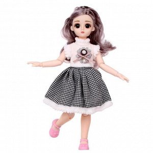 Кукла модная «Полина» шарнирная, в платье, МИКС