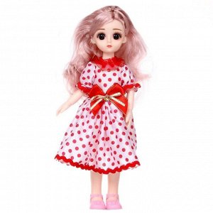Кукла модная «Полина» шарнирная, в платье, МИКС