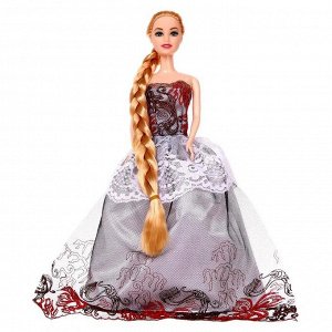 Кукла-модель «Арина» в платье, с длинными волосами, МИКС
