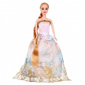Кукла-модель «Милена» в платье, с длинными волосами, МИКС