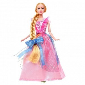 Кукла модель «Ариана», шарнирная, в платье, с длинными волосами и аксессуарами, МИКС