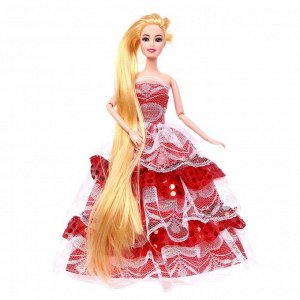 Кукла модель «Весенний бал», шарнирная, в пышном платье, с аксессуаром, МИКС