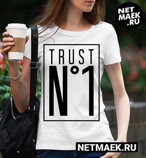 Женская футболка Trust, цвет белый