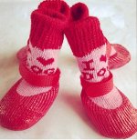 Носочки Х/Б на селиконовой подошве