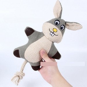 Хлопковая игрушка для собак "Кролик"