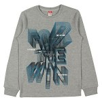 CWJ 62568-1 Джемпер для мальчика, серый меланж