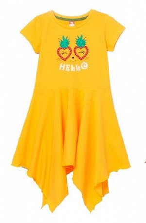 CSKG 62693-30-271 Платье для девочки, желтый