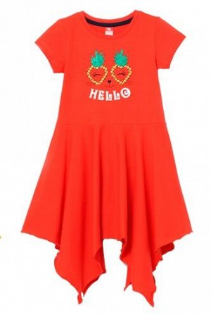 CSKG 62693-29-271 Платье для девочки, оранжевый