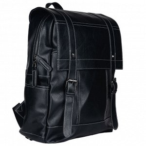 Рюкзак Модель: 08 рюкзак. Цвет: чёрный. Состав: искусственная кожа. Высота, см: 40. Ширина, см: 29. Глубина, см: 15.