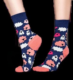 08618 Дизайнерские носки из коллекции В гармонии с природой "Облака барашки"р-р 38-45