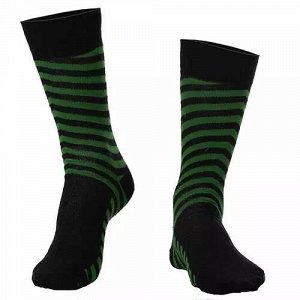 20733 Дизайнерские носки серии В гармонии с природой "Зеленые луга", р-р 38-44 (зеленый, черный), 2690000020733