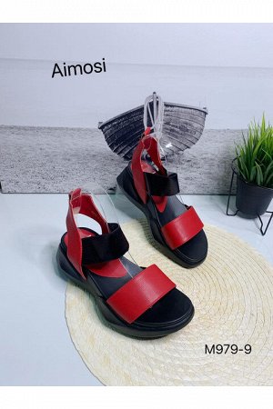Женские сандалии М979-9 красные (бордовые)