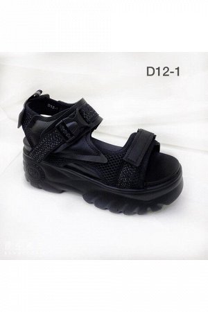 Женские сандалии D12-1 черные