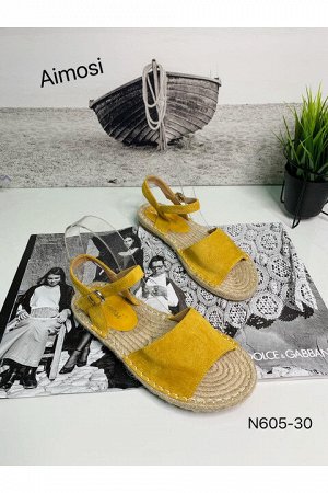 Женские сандалии N606-30 желтые