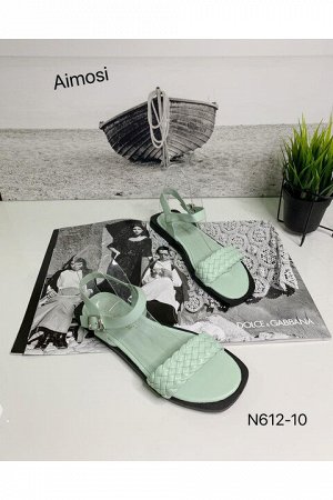 Женские сандалии М612-10 зеленые
