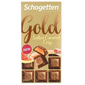 Шоколад SCHOGETTEN GOLD Salted Caramel Crisp 100 г