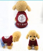 Комбинезон для животных, надпись &quot;Pet baby&quot;, цвет винный
