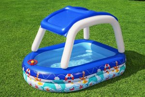 Надувной бассейн Bestway "Sea Captain Family Pool" / 282 л, 213 x 155 x 132 см