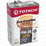Масло моторное Totachi Eco Gasoline 5w30 полусинтетическое, API SN/CF, ILSAC GF-5, универсальное, 4л, арт. 10804