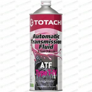 Масло трансмиссионное Totachi ATF Type T-IV, синтетическое, для АКПП, 1л, арт. 20201
