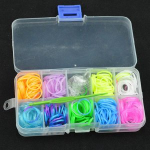 Набор для плетения фенечек Rainbow Loom (9 цветов)