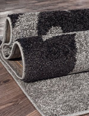 Ковер Ковер MERINOS(Россия) PLATINUM t620 GRAY-BLACK Прямоугольник 0.80x1.50 м /  / прямоугольник / 0.80x1.50 м / Высота ворса нет инф. /  / Основные цвета: --- /