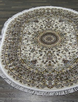 Ковер Ковер SHAHREZA d206 CREAM-BROWN Овал 0.80x1.33 / овал / 0.80x1.33 / Высота ворса: / нет данных / /  / Основные цвета изделия: CREAM-BROWN /