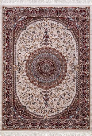 Ковер Ковер SHAHREZA d205 CREAM-RED Прямоугольник 1.60x2.20 / прямоугольник / 1.60x2.20 / Высота ворса: / нет данных / /  / Основные цвета изделия: CREAM-RED /