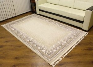 Ковер Ковер Авангард 3433D, BEIGE - CREAM, Прямой 1.60x2.3 м /  / прямоугольник / 1.6x2.3 / Высота ворса 12 мм / Акрил/вискоза / Основные цвета: --- / Турция