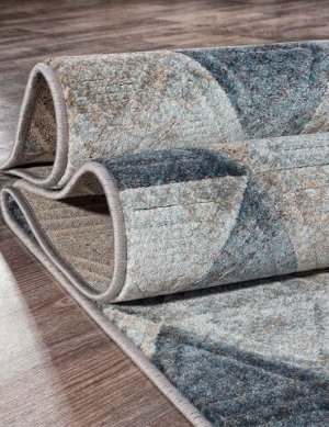 Ковер Ковер MATRIX Merinos размер 1,60*2,30 дизайн D578 Gray-Blue / Прямоугольник / 1.6x2.3 / Высота ворса: 10 мм / Полипропилен heat-set / Основные цвета изделия: Серый / Россия