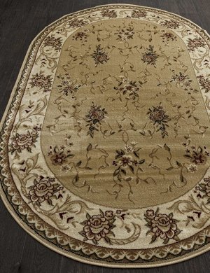 Ковер Ковер MERINOS(Россия) VALENCIA 5455 BEIGE Овал 1.50x2.30 м /  / овал / 1.50x2.30 м / Высота ворса нет инф. /  / Основные цвета: --- /