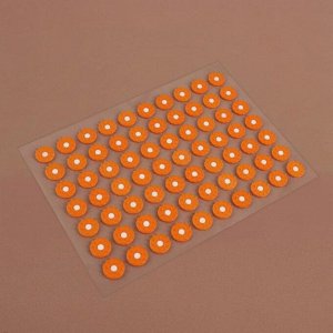 Аппликатор - коврик, 23 ? 32 см, 70 модулей, цвет оранжевый/белый