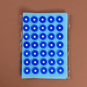 Аппликатор - коврик, 23 ? 32 см, 70 модулей, цвет голубой/синий