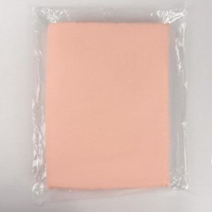 Иппликатор - коврик, мягкий, 50 ? 75 см, 384 модуля, цвет белый/оранжевый