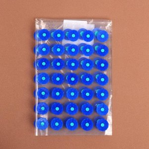 Аппликатор - коврик, 23 ? 32 см, 70 модулей, цвет синий/белый